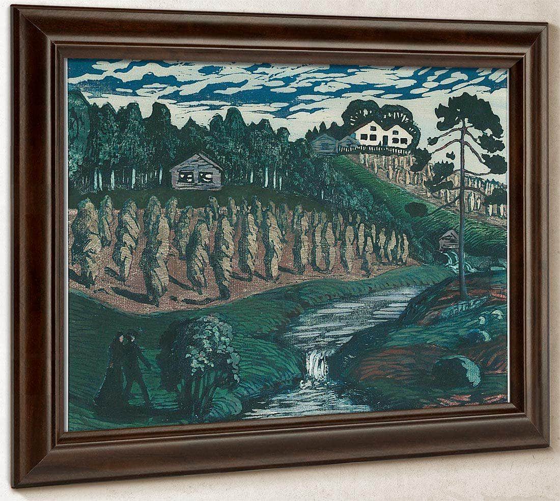 Large Stook 3 By Nicolai Astrup Fine Art Print