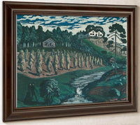 Large Stook 3 By Nicolai Astrup Fine Art Print