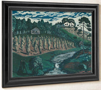 Large Stook 3 By Nicolai Astrup Fine Art Print