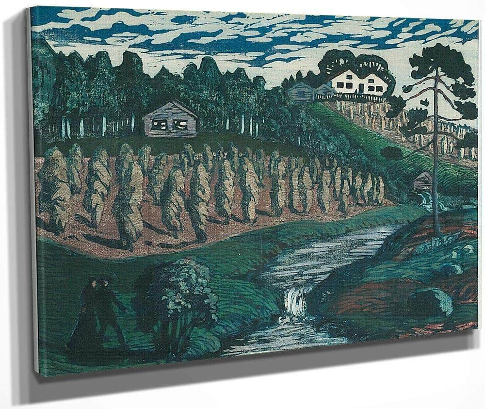 Large Stook 3 By Nicolai Astrup Fine Art Print