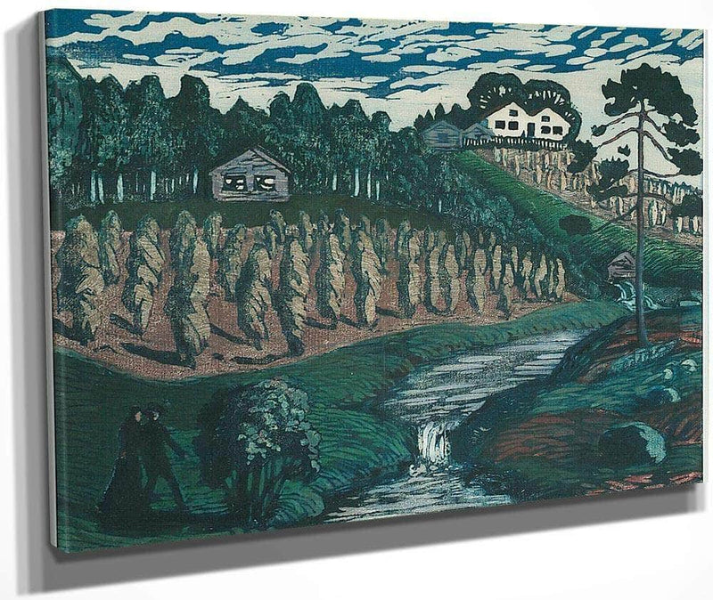 Large Stook 3 By Nicolai Astrup Fine Art Print