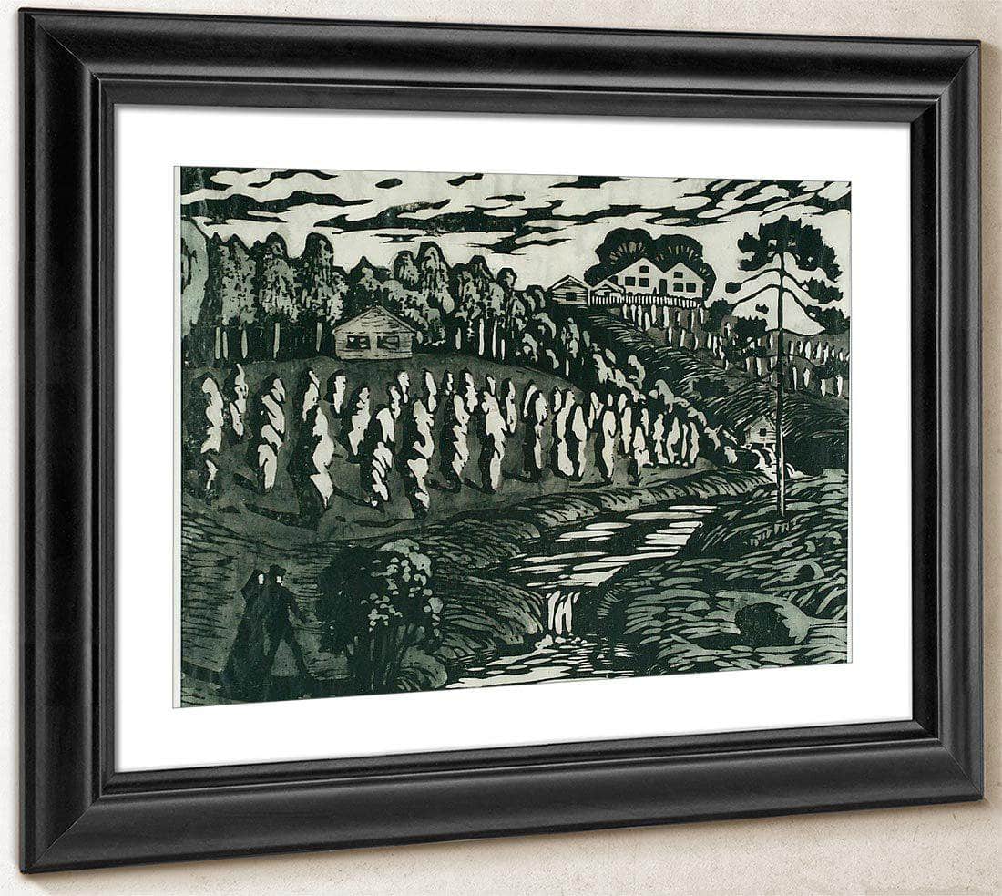 Large Stook 4 By Nicolai Astrup Fine Art Print