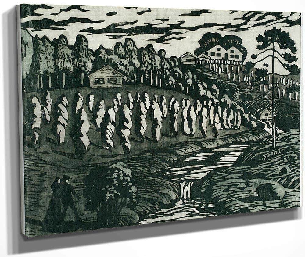 Large Stook 4 By Nicolai Astrup Fine Art Print