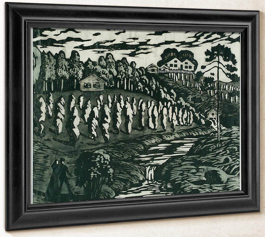 Large Stook 4 By Nicolai Astrup Fine Art Print