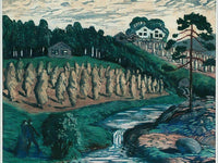 Large Stook By Nicolai Astrup Fine Art Print