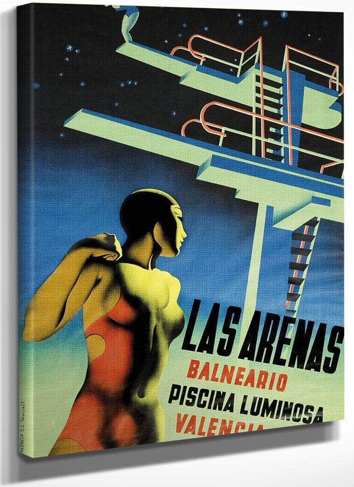 Las Arenas By Jose Renau Fine Art Print