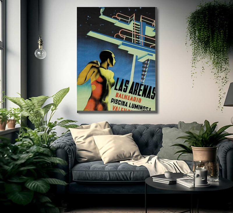 Las Arenas By Jose Renau Fine Art Print