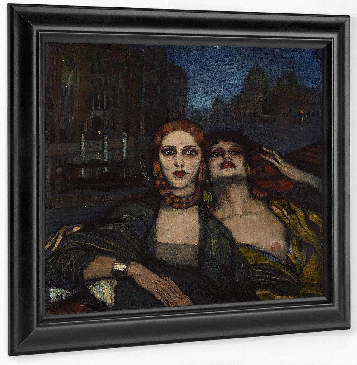 Las Hermanas De Venecia By Federico Beltran Masses Fine Art Print