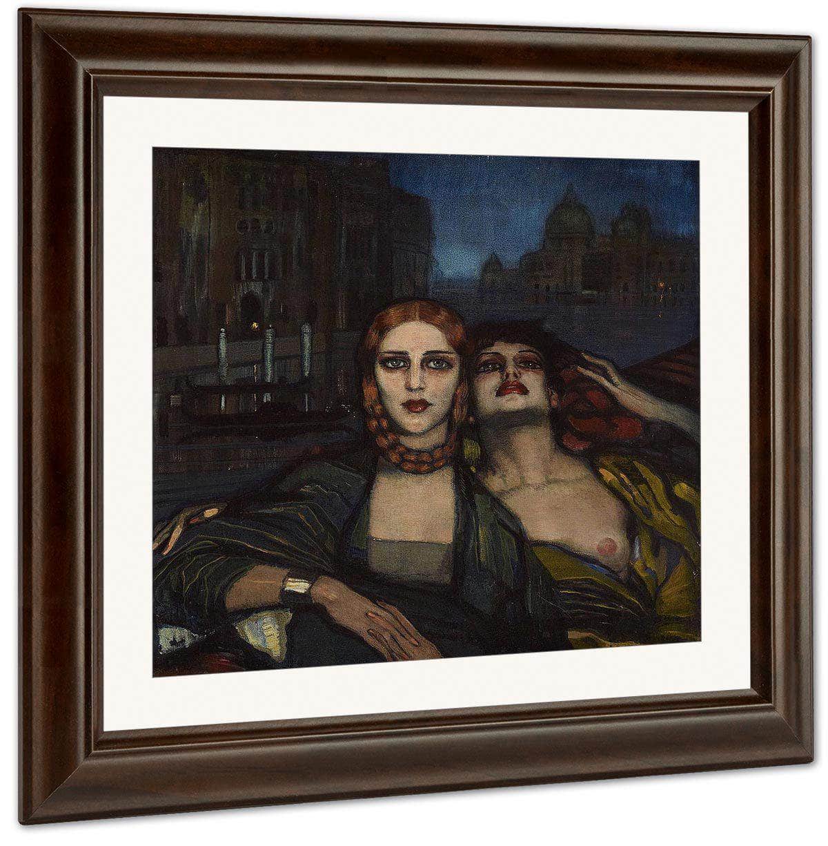 Las Hermanas De Venecia By Federico Beltran Masses Fine Art Print
