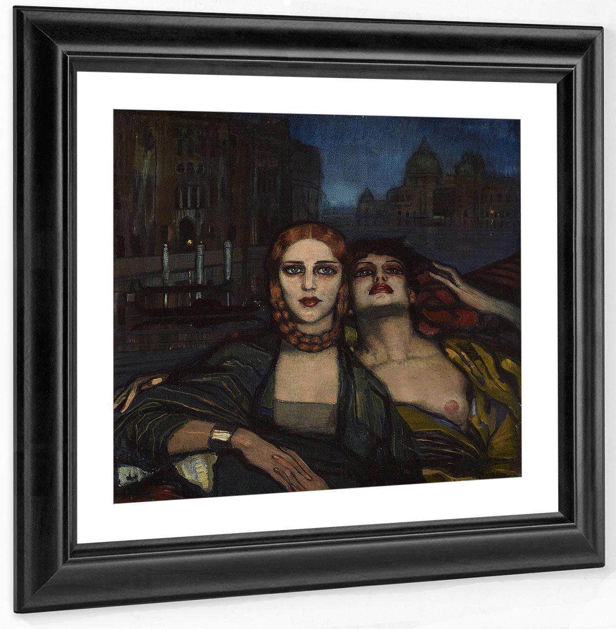 Las Hermanas De Venecia By Federico Beltran Masses Fine Art Print