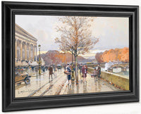 Lassemblee Nationale Et Le Pont De La Concorde By Eugene Galien Laloue Fine Art Print