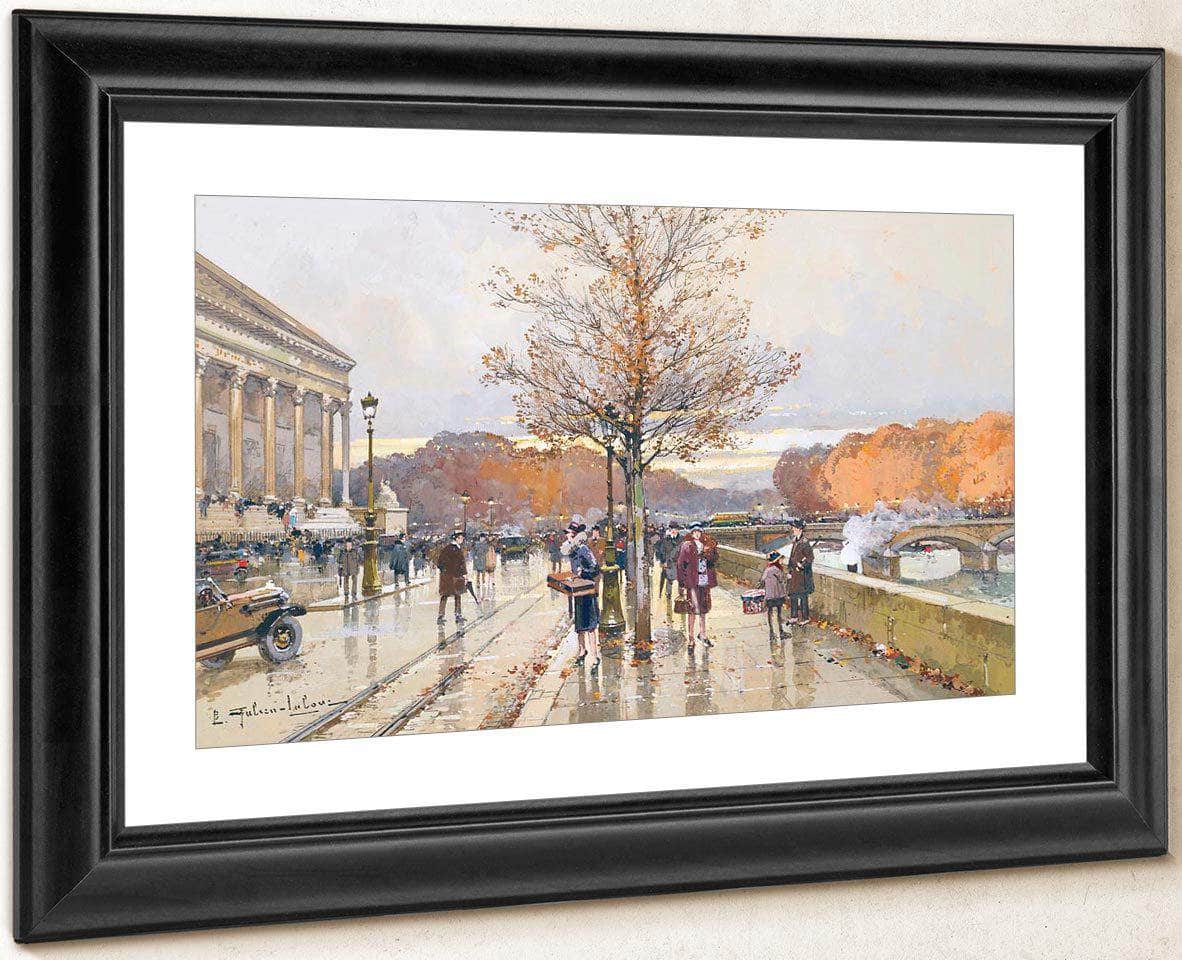 Lassemblee Nationale Et Le Pont De La Concorde By Eugene Galien Laloue Fine Art Print