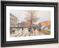 Lassemblee Nationale Et Le Pont De La Concorde By Eugene Galien Laloue Fine Art Print