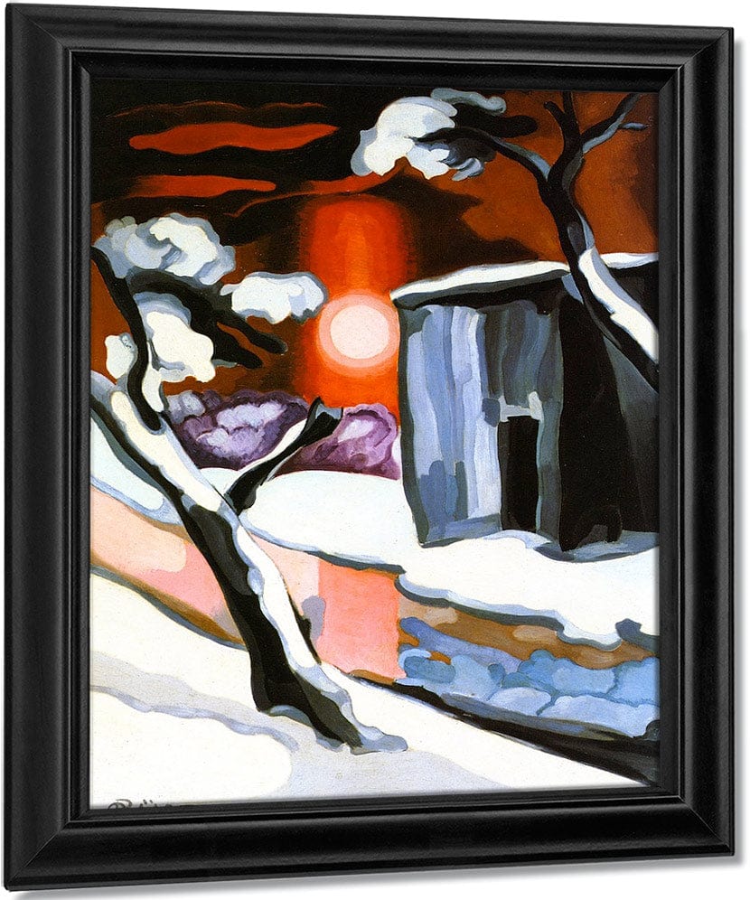 Last Evening Of The Year By Oscar Bluemner Fine Art Print