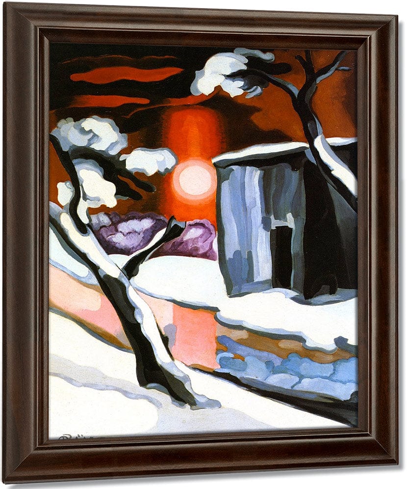 Last Evening Of The Year By Oscar Bluemner Fine Art Print