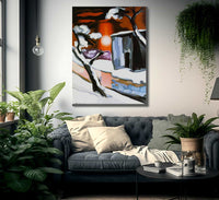 Last Evening Of The Year By Oscar Bluemner Fine Art Print