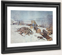 Last Of The Chestnuts (Tree Cutters) By NC Wyeth Fine Art Print