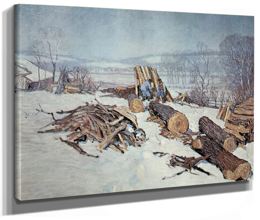 Last Of The Chestnuts (Tree Cutters) By NC Wyeth Fine Art Print