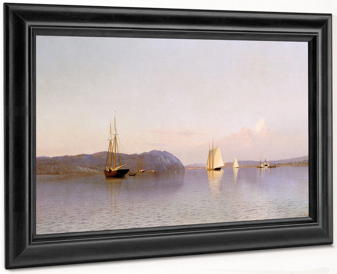 Late Afternoon, Haverstraw Bay By Francis Augustus Silva Fine Art Print