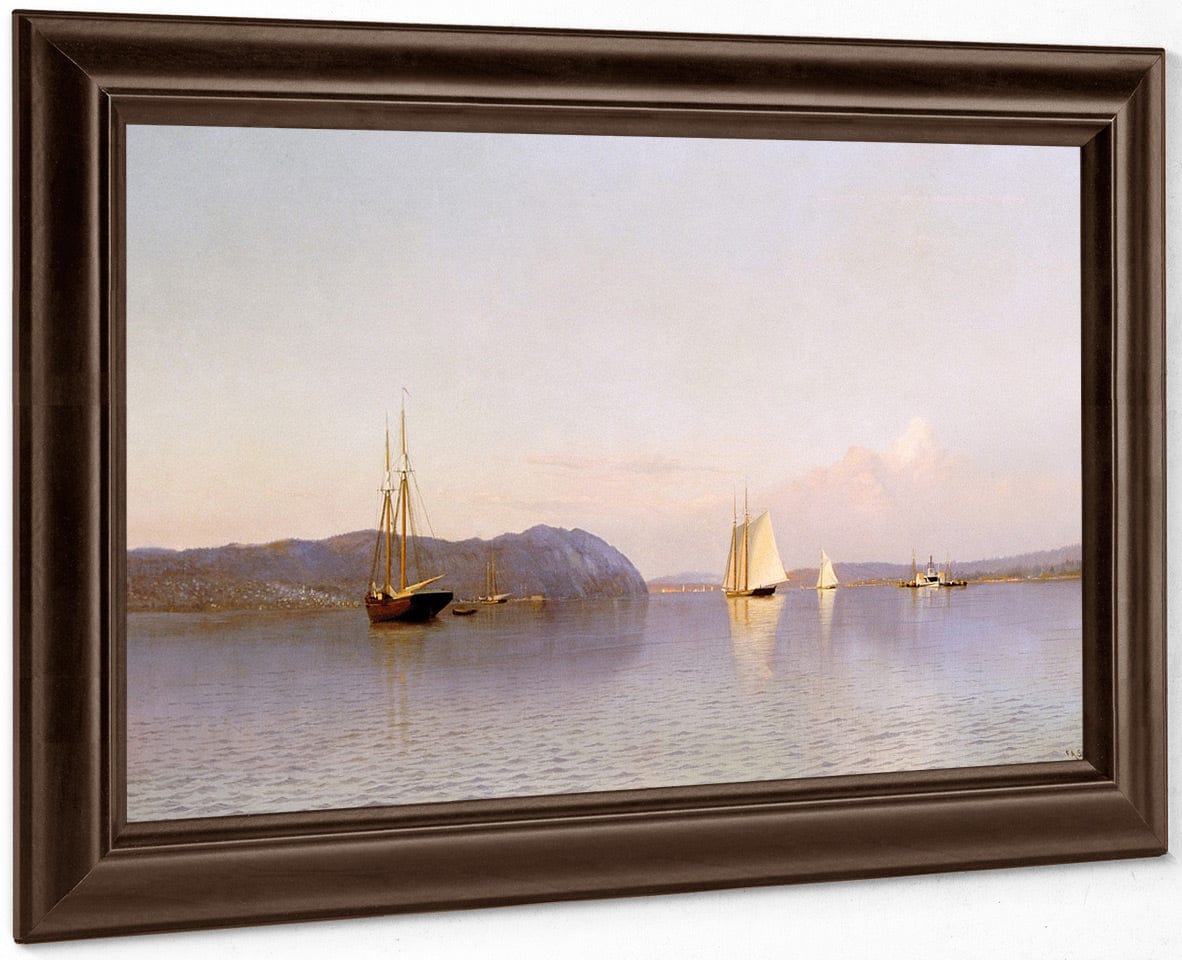 Late Afternoon, Haverstraw Bay By Francis Augustus Silva Fine Art Print
