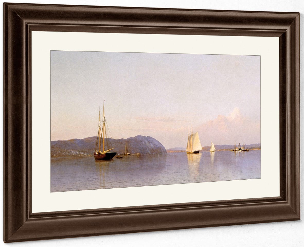 Late Afternoon, Haverstraw Bay By Francis Augustus Silva Fine Art Print