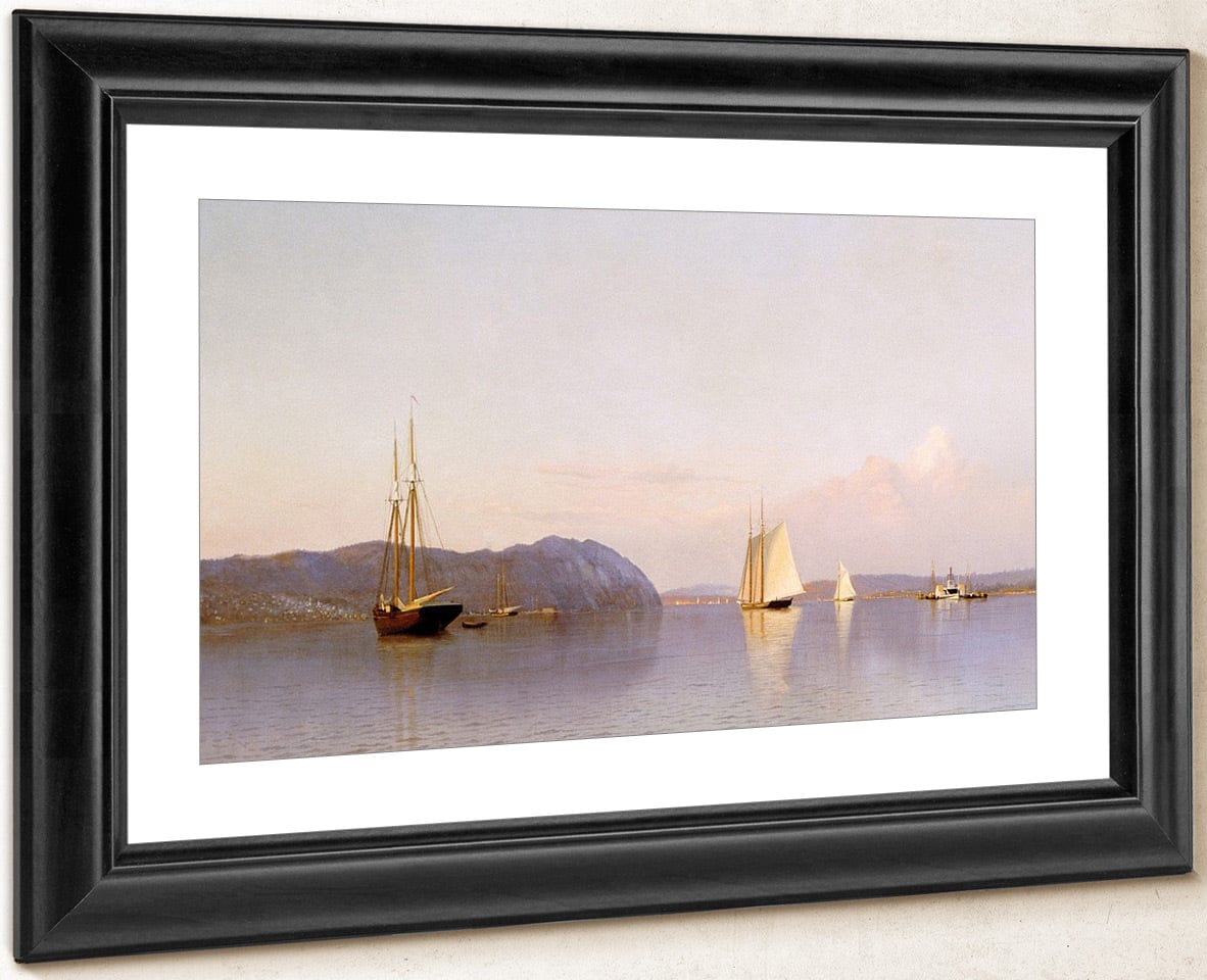 Late Afternoon, Haverstraw Bay By Francis Augustus Silva Fine Art Print