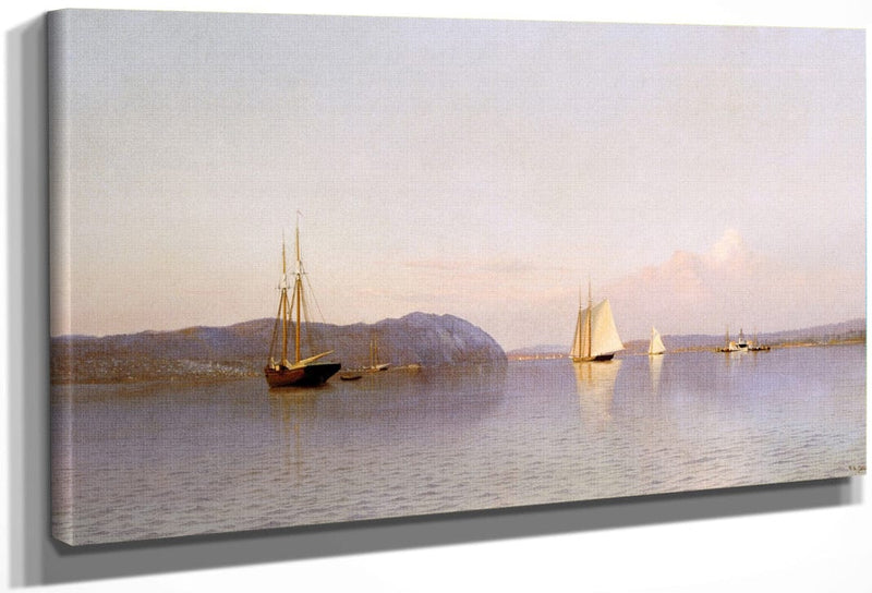 Late Afternoon, Haverstraw Bay By Francis Augustus Silva Fine Art Print