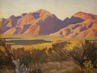 Late Light On The Catalinas By Maynard Dixon Fine Art Print