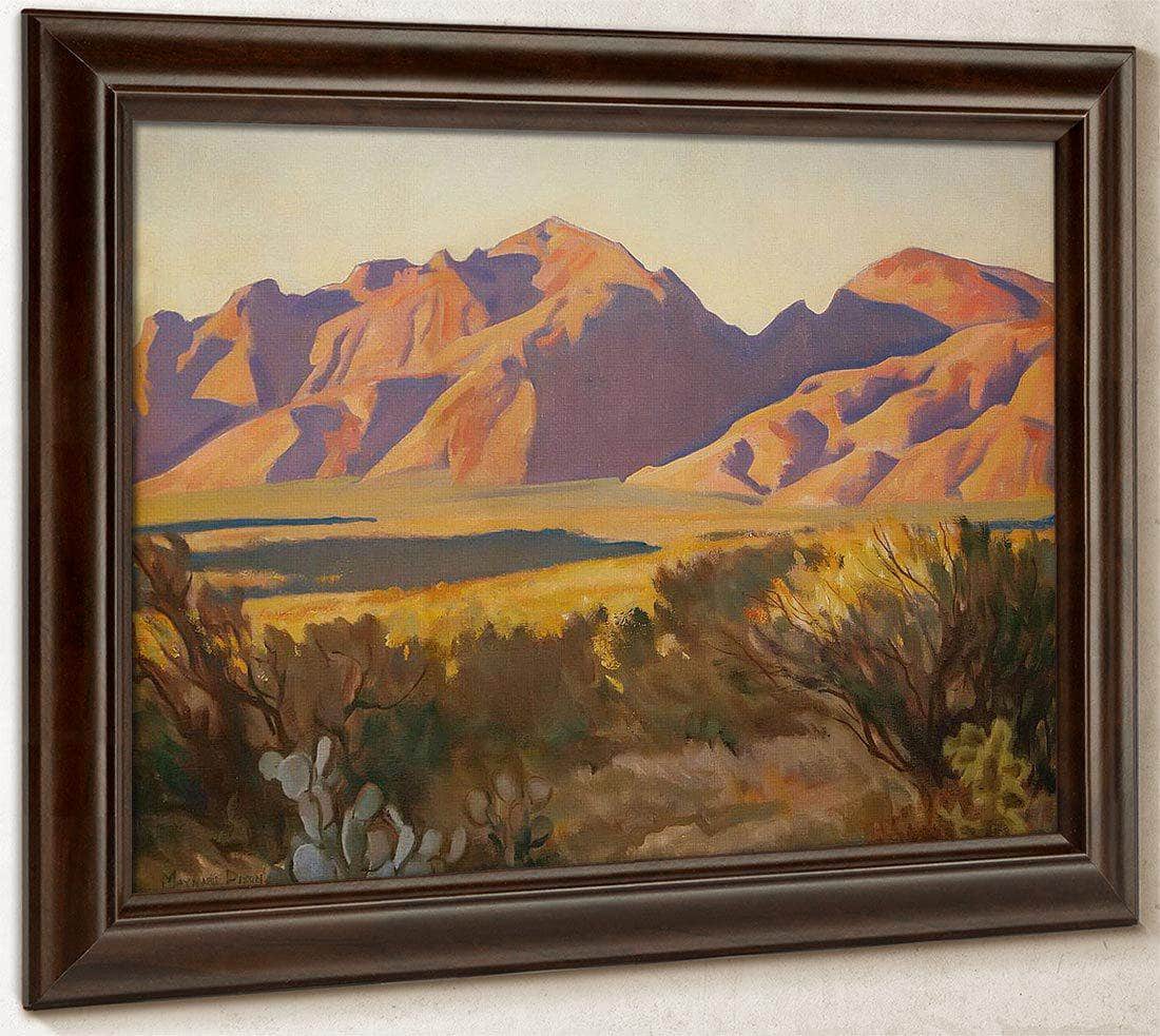Late Light On The Catalinas By Maynard Dixon Fine Art Print