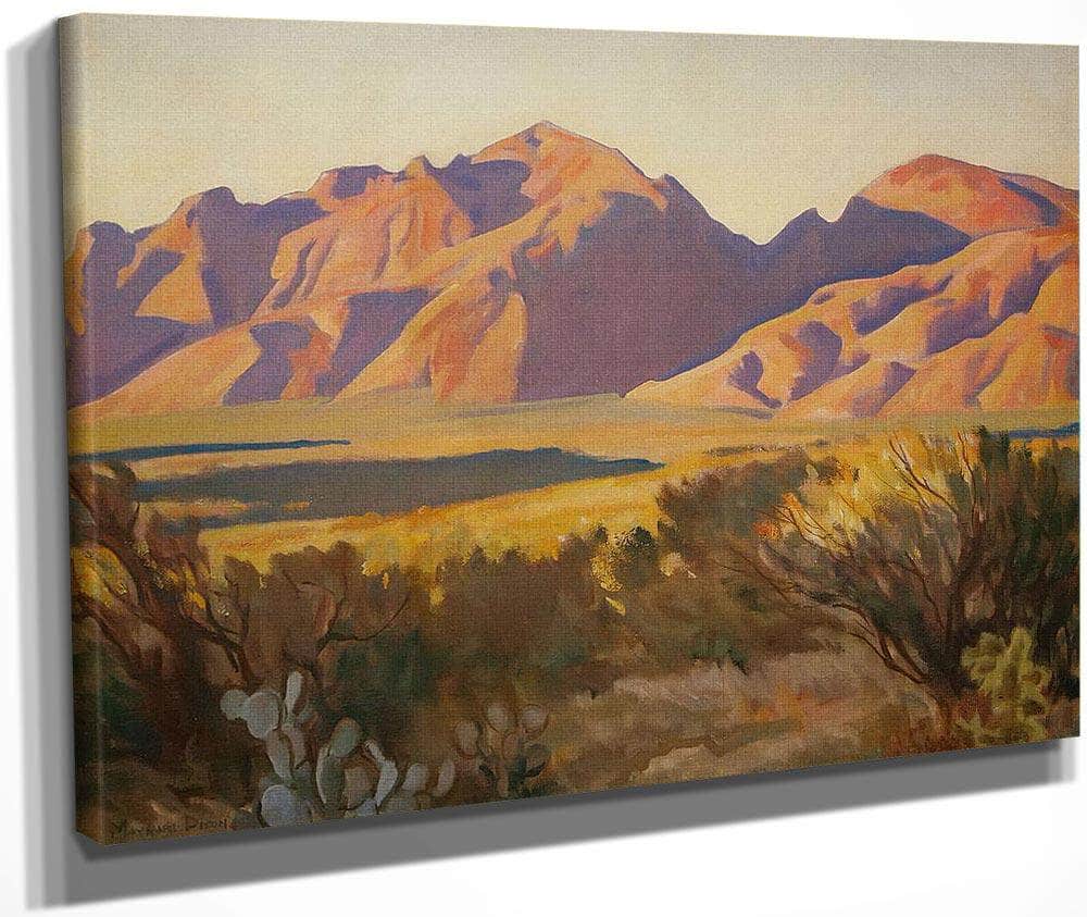 Late Light On The Catalinas By Maynard Dixon Fine Art Print