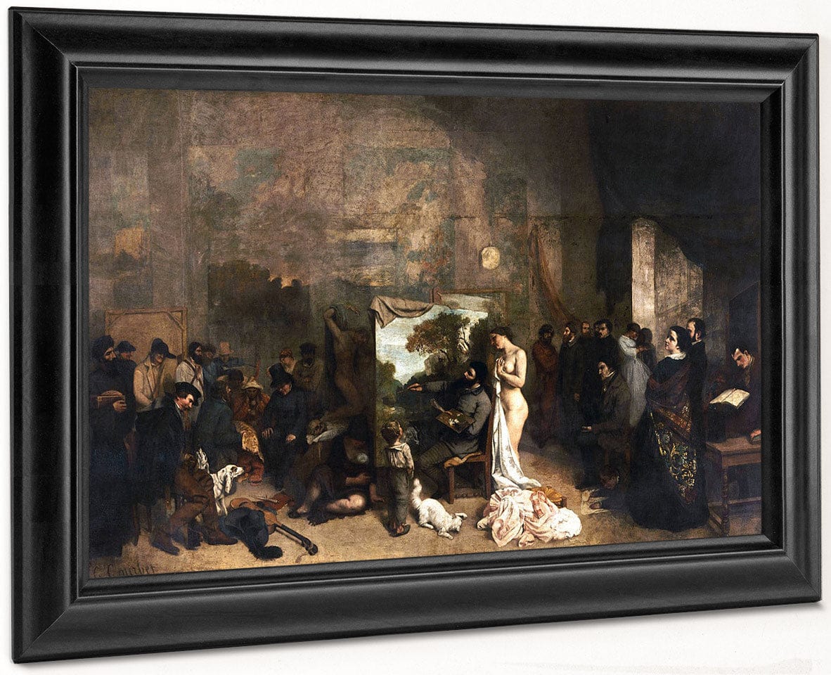 Latelier Du Peintre By Gustave Courbet Fine Art Print