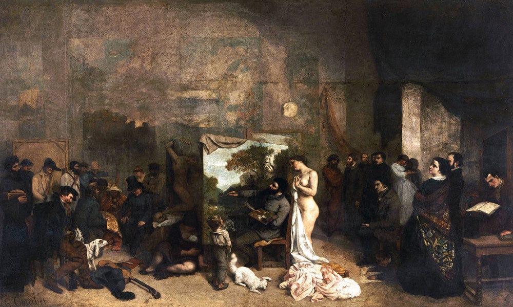 Latelier Du Peintre By Gustave Courbet Fine Art Print