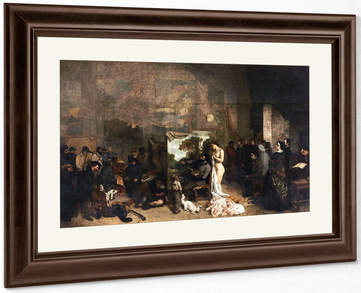 Latelier Du Peintre By Gustave Courbet Fine Art Print