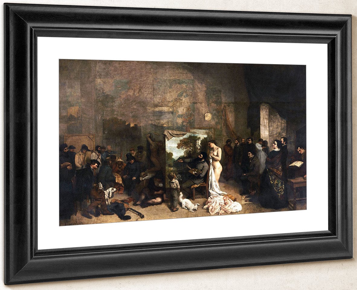 Latelier Du Peintre By Gustave Courbet Fine Art Print