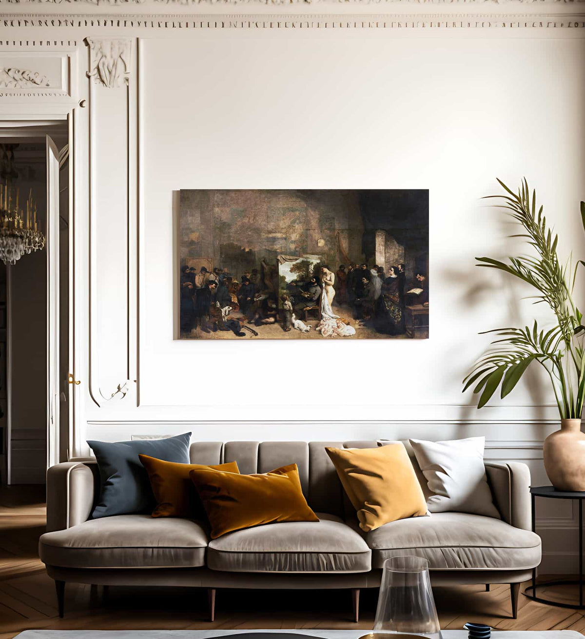 Latelier Du Peintre By Gustave Courbet Fine Art Print