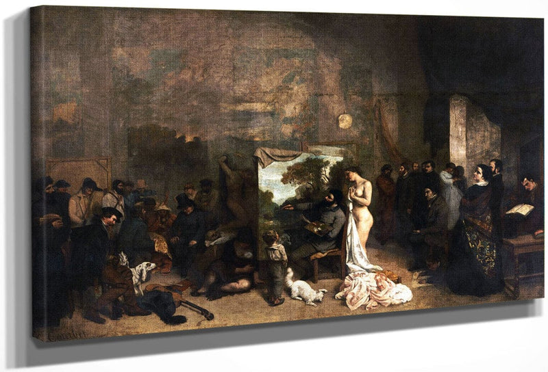 Latelier Du Peintre By Gustave Courbet Fine Art Print