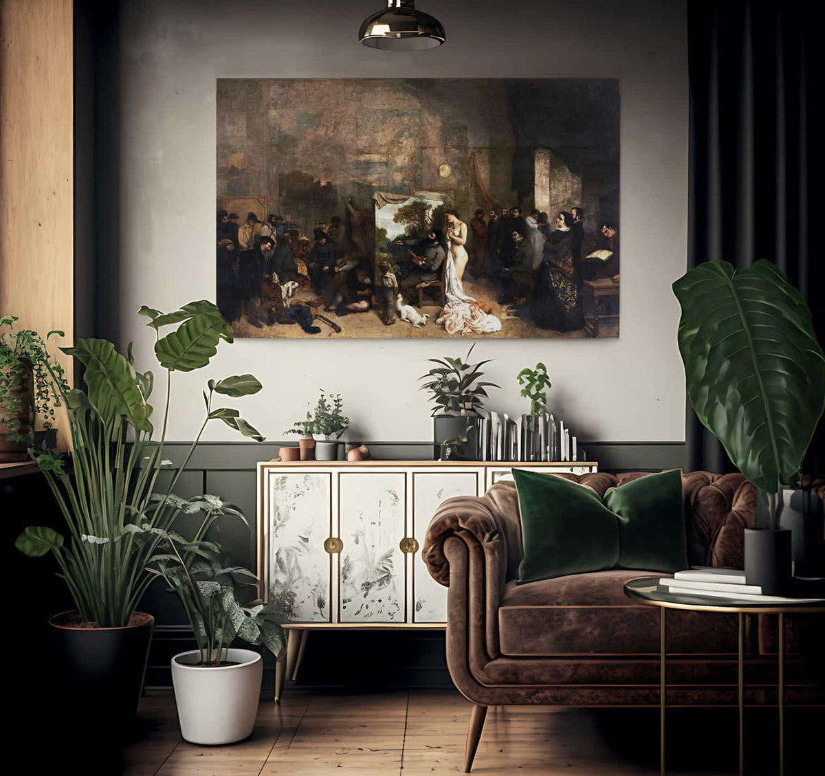 Latelier Du Peintre By Gustave Courbet Fine Art Print