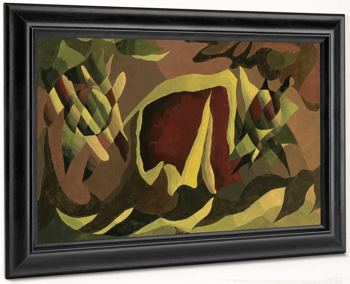 Lattice And Awning By Arthur Dove Fine Art Print