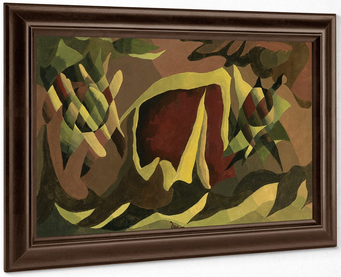 Lattice And Awning By Arthur Dove Fine Art Print