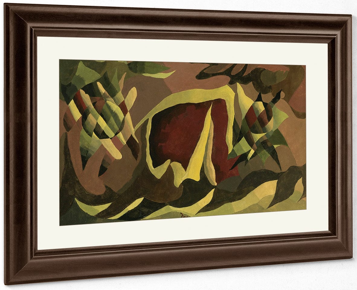 Lattice And Awning By Arthur Dove Fine Art Print