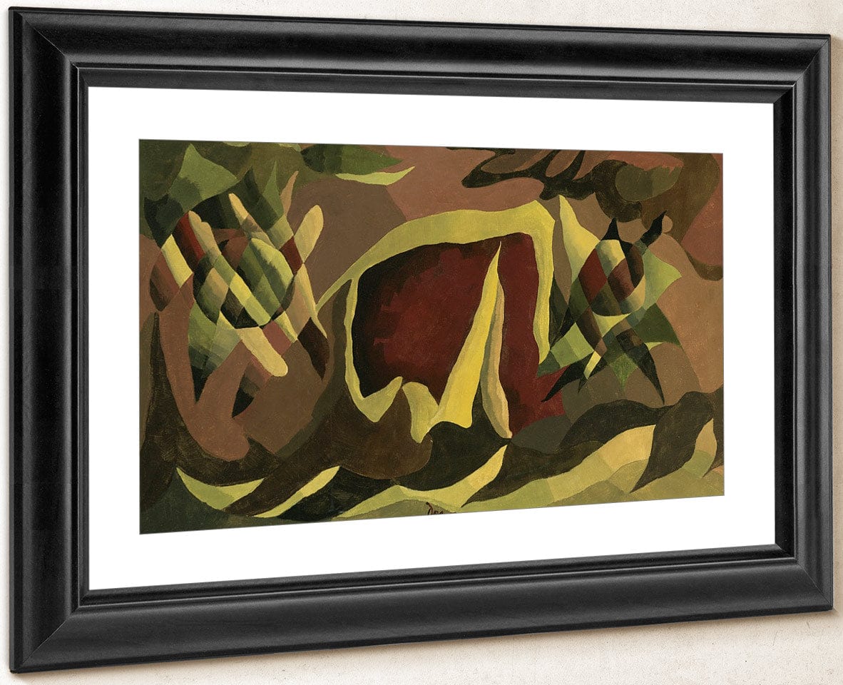 Lattice And Awning By Arthur Dove Fine Art Print