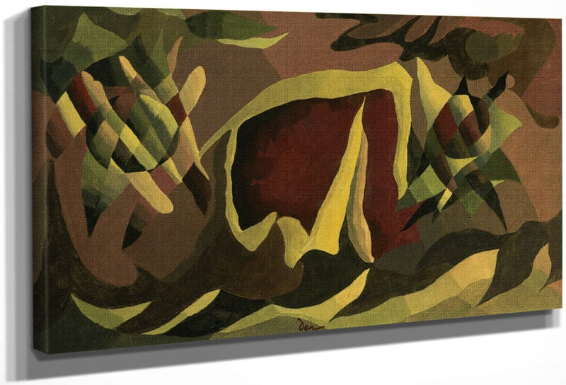 Lattice And Awning By Arthur Dove Fine Art Print