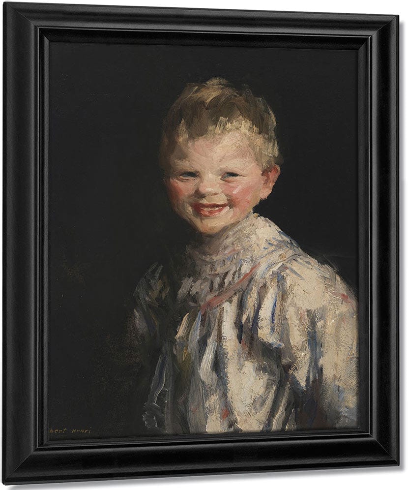 Laughing Child By Robert Henri Fine Art Print