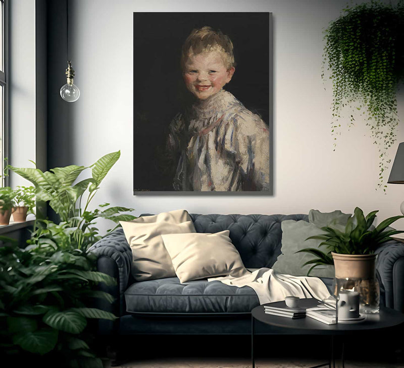 Laughing Child By Robert Henri Fine Art Print