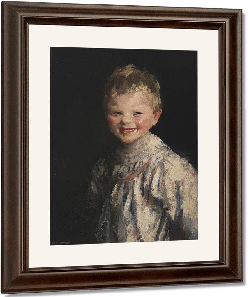 Laughing Child By Robert Henri Fine Art Print