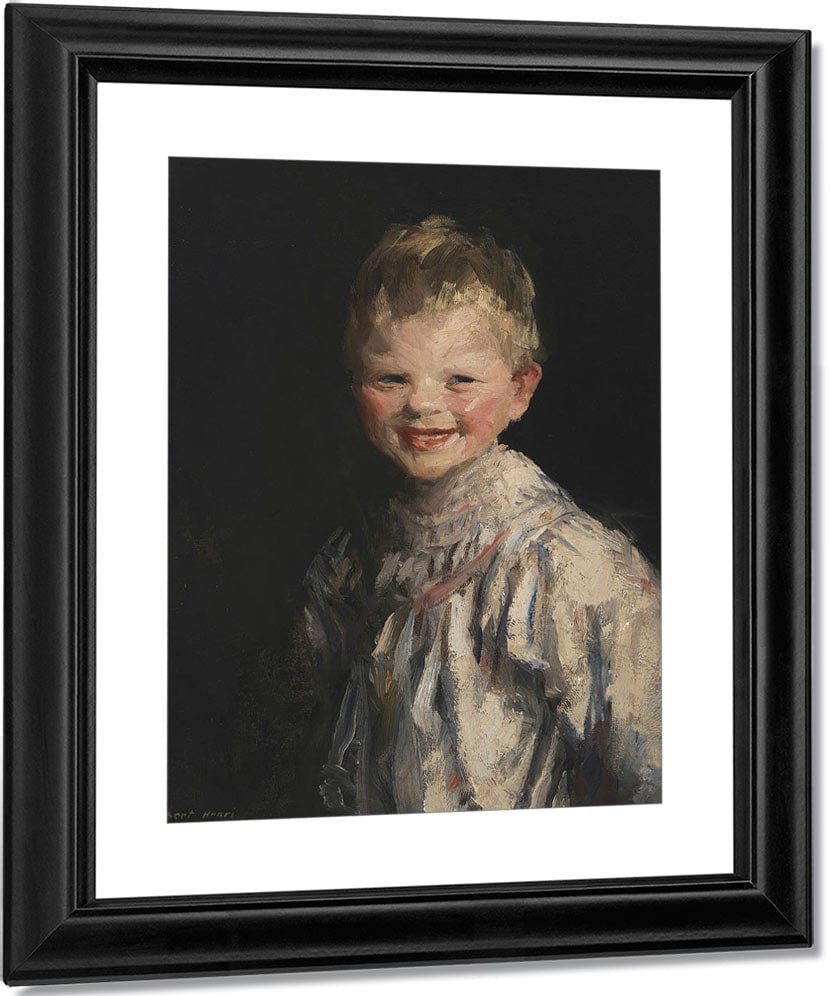 Laughing Child By Robert Henri Fine Art Print
