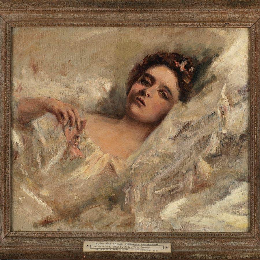 Laura Alice, 1893 By Alice Pike Barney Fine Art Print