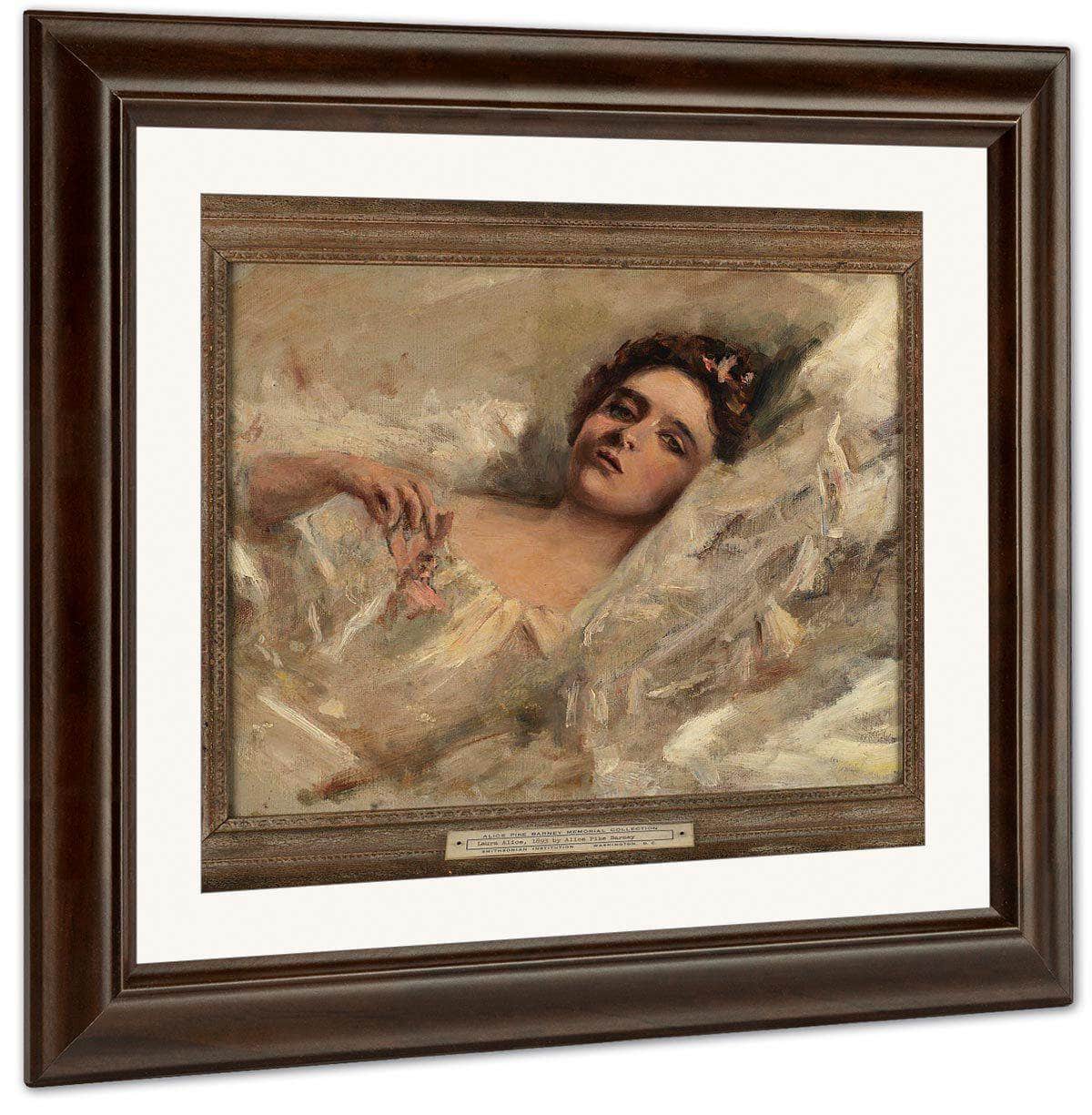 Laura Alice, 1893 By Alice Pike Barney Fine Art Print