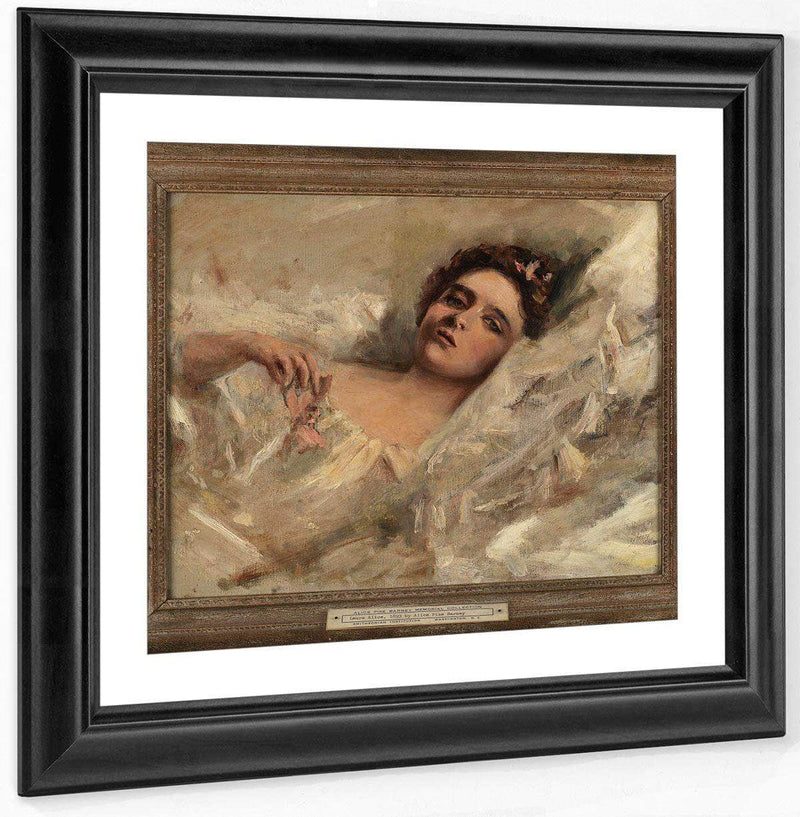 Laura Alice, 1893 By Alice Pike Barney Fine Art Print