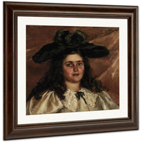 Laura Alice In Big Hat By Alice Pike Barney Fine Art Print